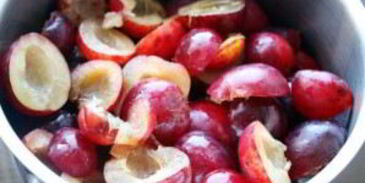 блинчики со сливами