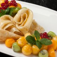 Рецепт Блинов Букет из роз