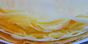 блины на двух видах молока