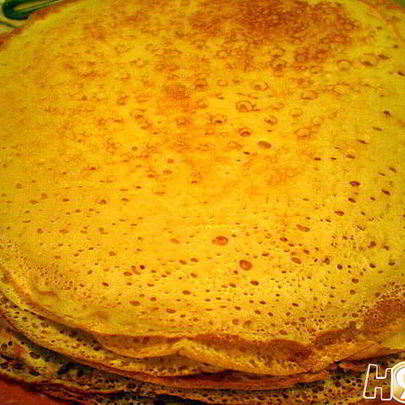 Блины на кефире и молоке