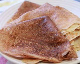 Блины на кефире