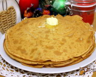 Блины на молоке к завтраку