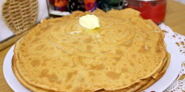 блины на молоке к завтраку