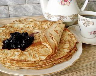 Блины на ряженке тонкие