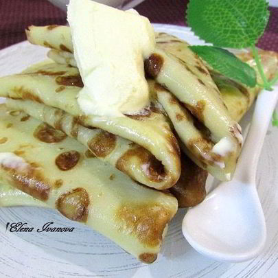 Блины на сыворотке