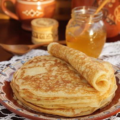 Блины на топленом молоке