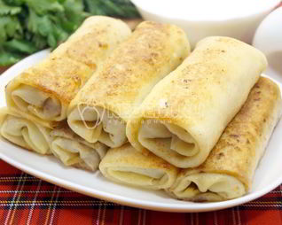 Блины с фаршем