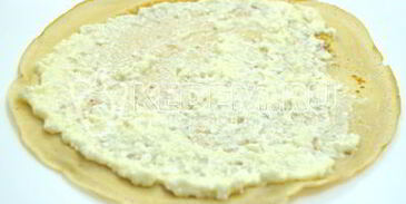 блины с творогом сливочные