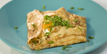 блины со сложной начинкой