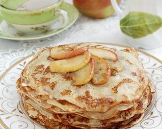 Блины яблочные