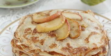 блины яблочные