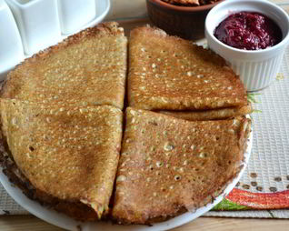 Быстрые дрожжевые блины