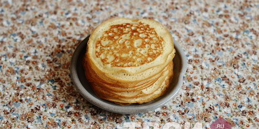 Рецепт дрожжевых блинов