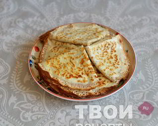 Картофельные блины на сыворотке