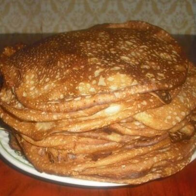 Классические бабушкины блины русские традиционные
