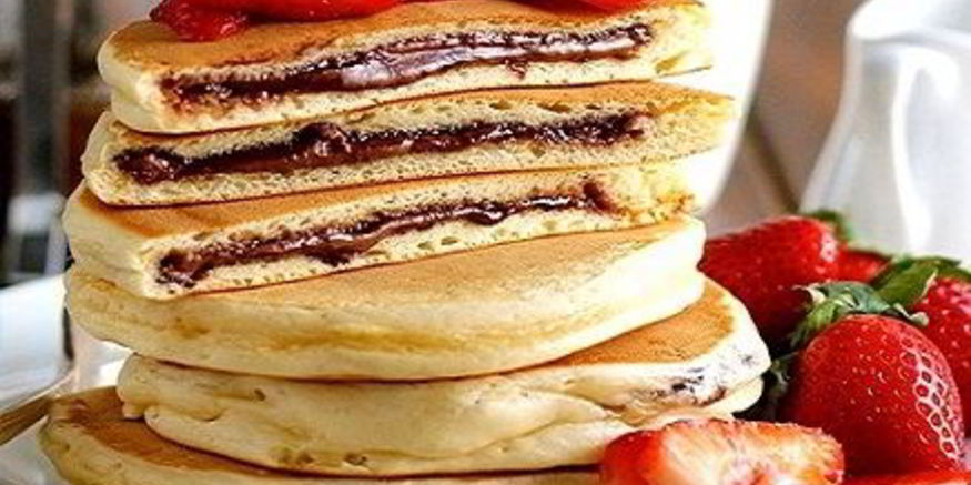 Рецепт панкейков с начинкой