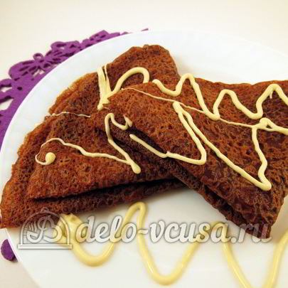 Шоколадные блинчики