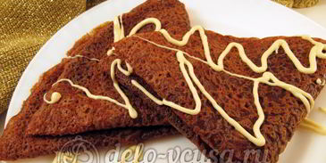 шоколадные блинчики