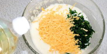 сырные блинчики с петрушкой