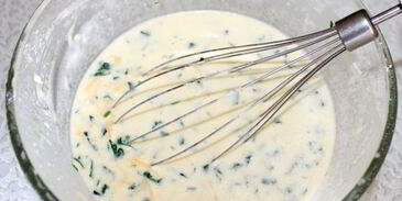 сырные блинчики с петрушкой