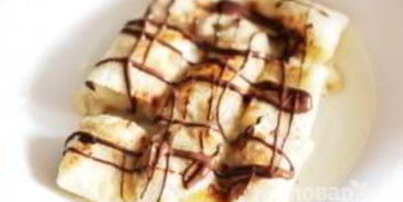 тайские блинчики с бананами