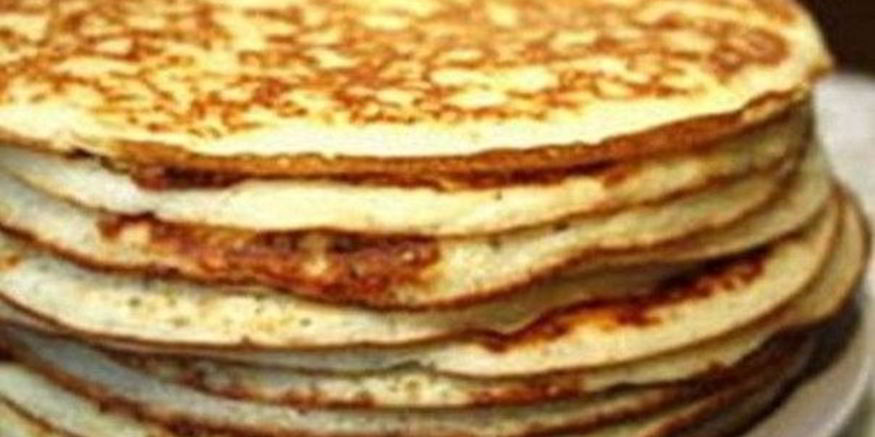 Рецепт толстых блинов на кефире