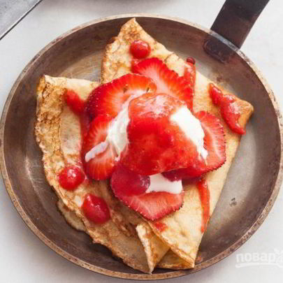 Тоненькие блинчики