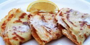 тоненькие блины на молоке