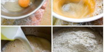 тонкие блинчики с пряной яблочной начинкой