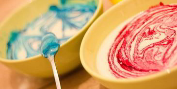 цветные блинчики