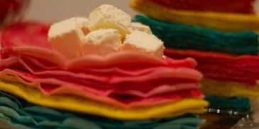 цветные блинчики