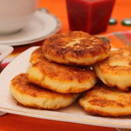 Рецепт Творожно-яблочных блины с корицей