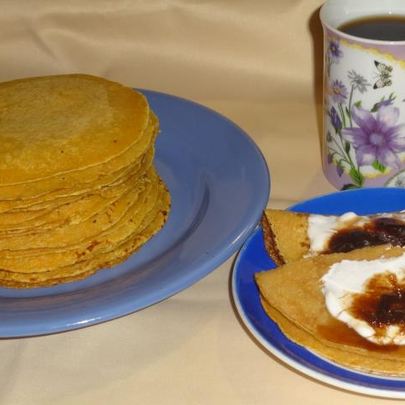 Тыквенные блинчики