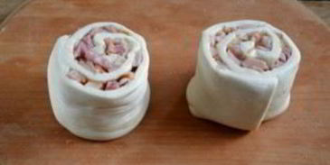 булочки из слоеного бездрожжевого теста