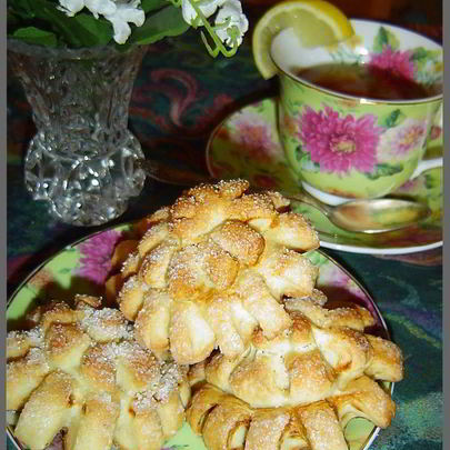 Булочки Хризантемы