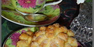 булочки хризантемы