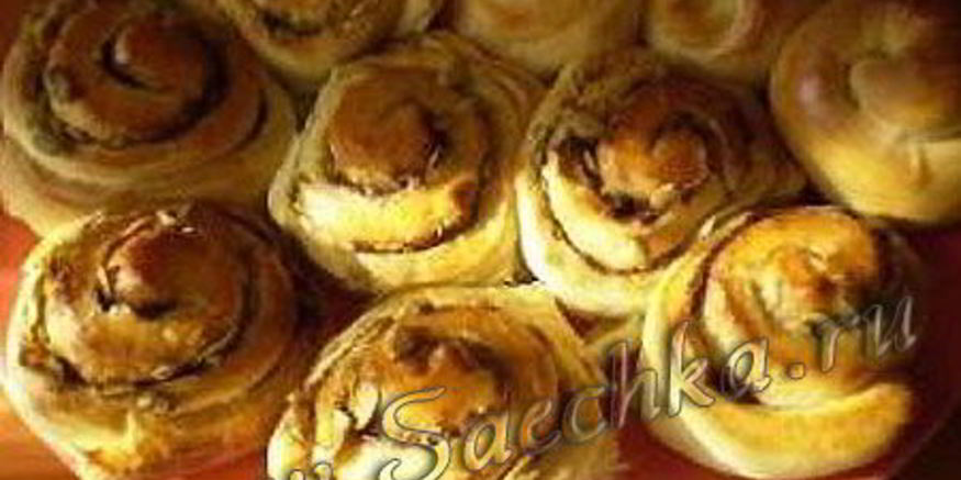 Рецепт булочек с корицей и тыквенными семечками