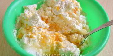 булочки с творогом