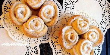 булочки ванильные на топленом молоке