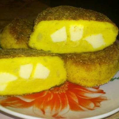 Картофельные булочки с плавленным сыром