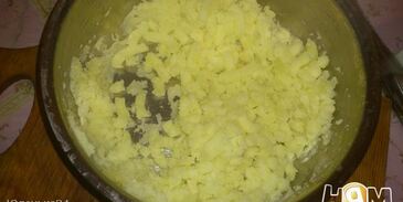 картофельные булочки с плавленным сыром