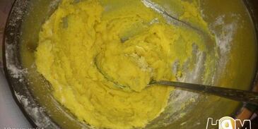 картофельные булочки с плавленным сыром