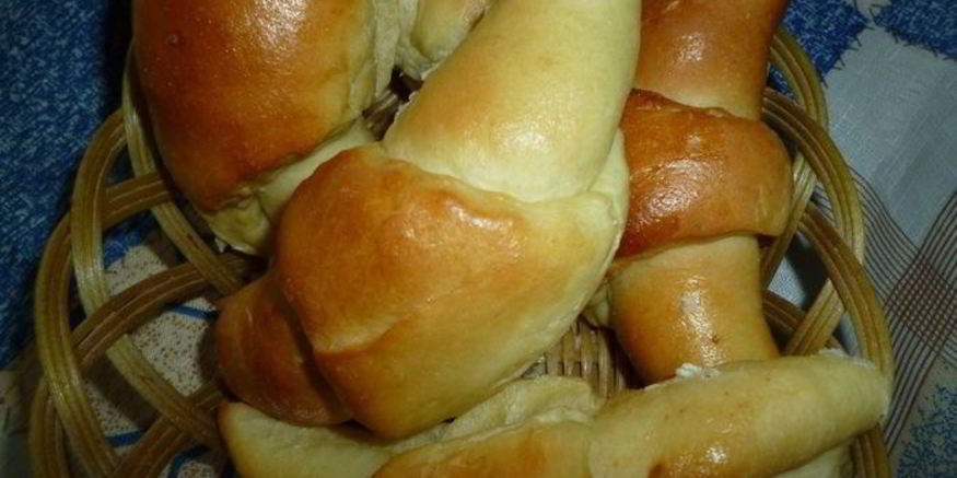 Рецепт круассанчиков с орехово-ирисовой начинкой