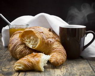 Круассаны из дрожжевого теста