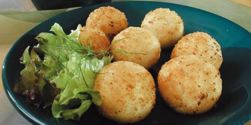 Рецепт пампушек из картофеля с творогом