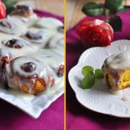 Рецепт Тыквенных булочек с корицей и заливкой