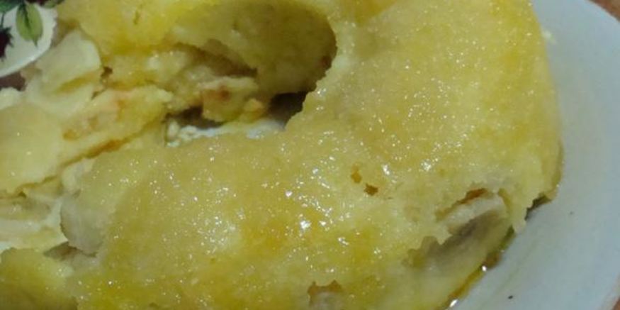 Рецепт яблочно-банановой ватрушка