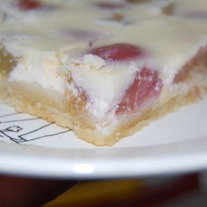 Безумие 6 Чизкейк ревень с виноградом