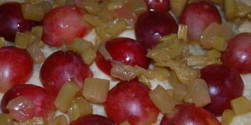 безумие 6 чизкейк ревень с виноградом