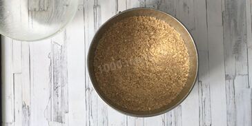 чизкейк без выпечки с творогом и печеньем